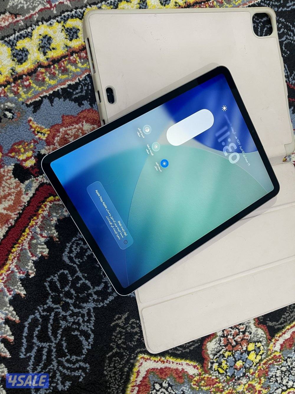 ايباد ابل برو 11 انش 128 قيقا خط ام ون موديل 2022 مو مفتوح ولا مصلح7