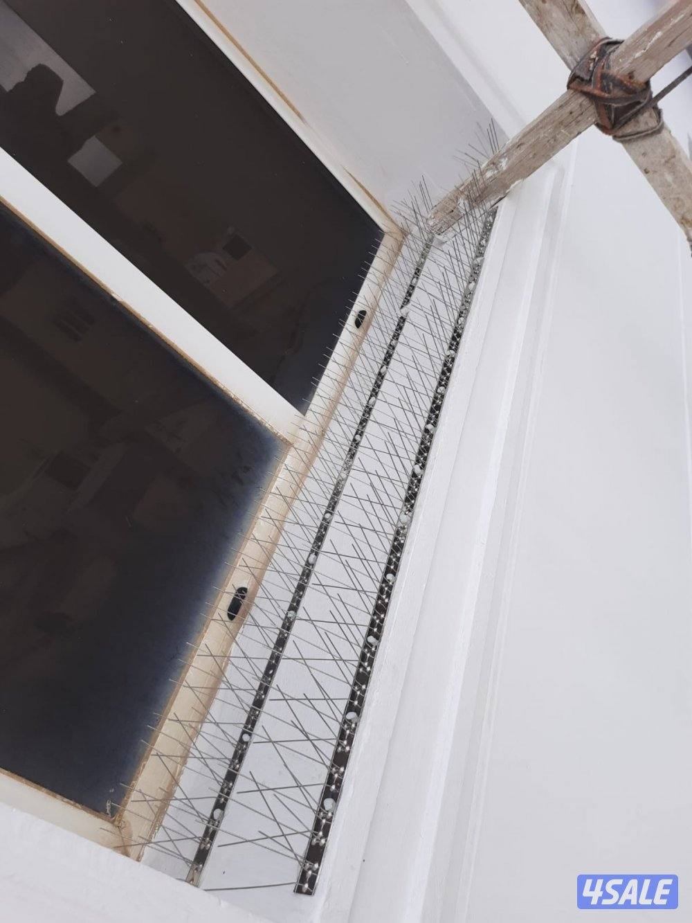 تركيب شبك طارد للطيور للتخلص من فضلات الحمام8