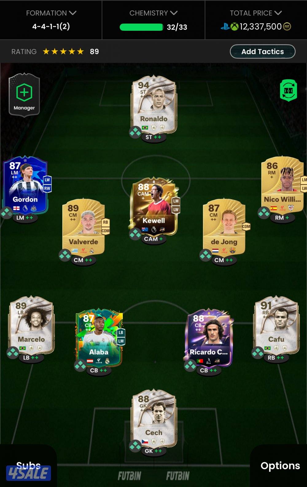 للبيع حساب فيفا ٢٦0