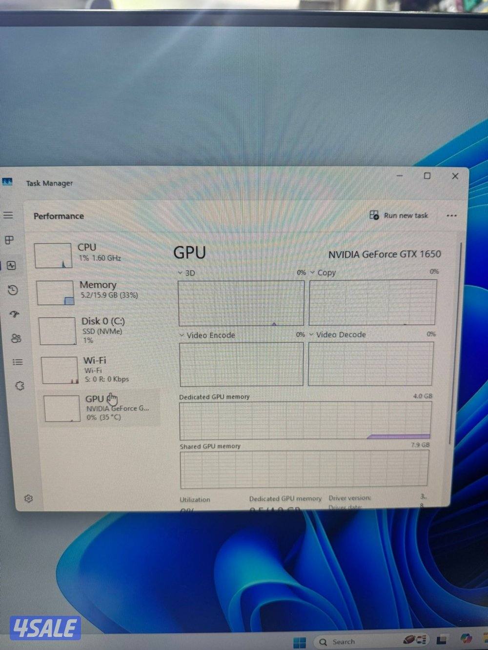 Asus Gameing pc i5 10TH
Ram 16GB
Sad 1TB laser m.2
Nvdia 1650 GTX 4G7