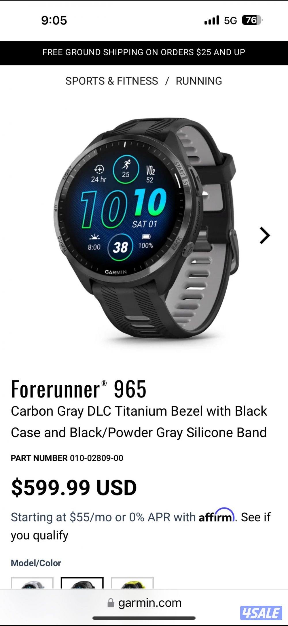 Garmin Forerunner 9651
