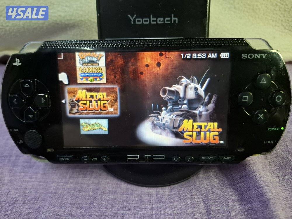PSP SONY P1000 MODEL.BLACK COLOR 4GB SD CARD WITH 35 GAMES5