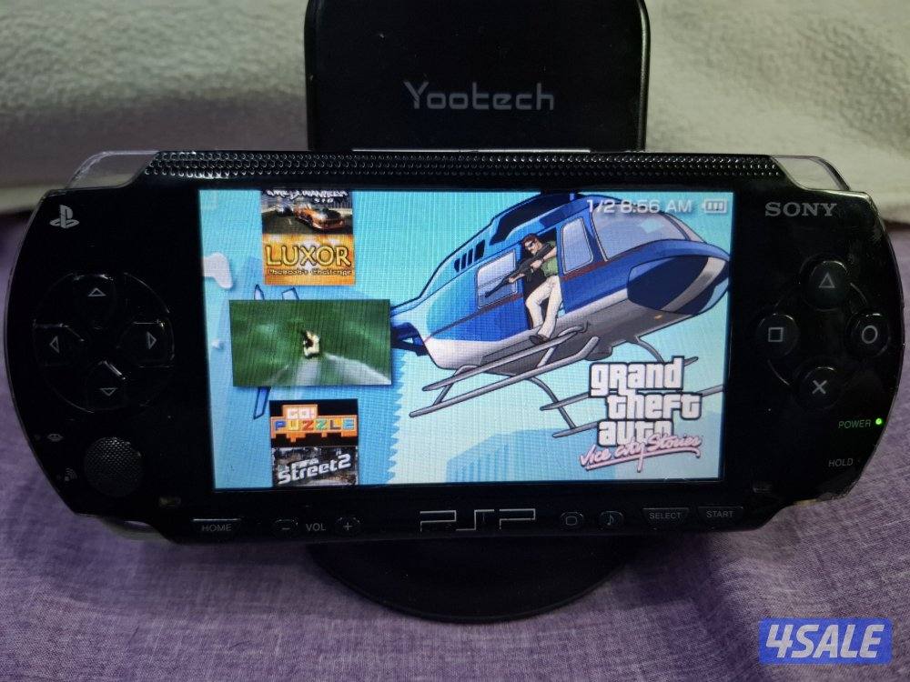 PSP SONY P1000 MODEL.BLACK COLOR 4GB SD CARD WITH 35 GAMES10