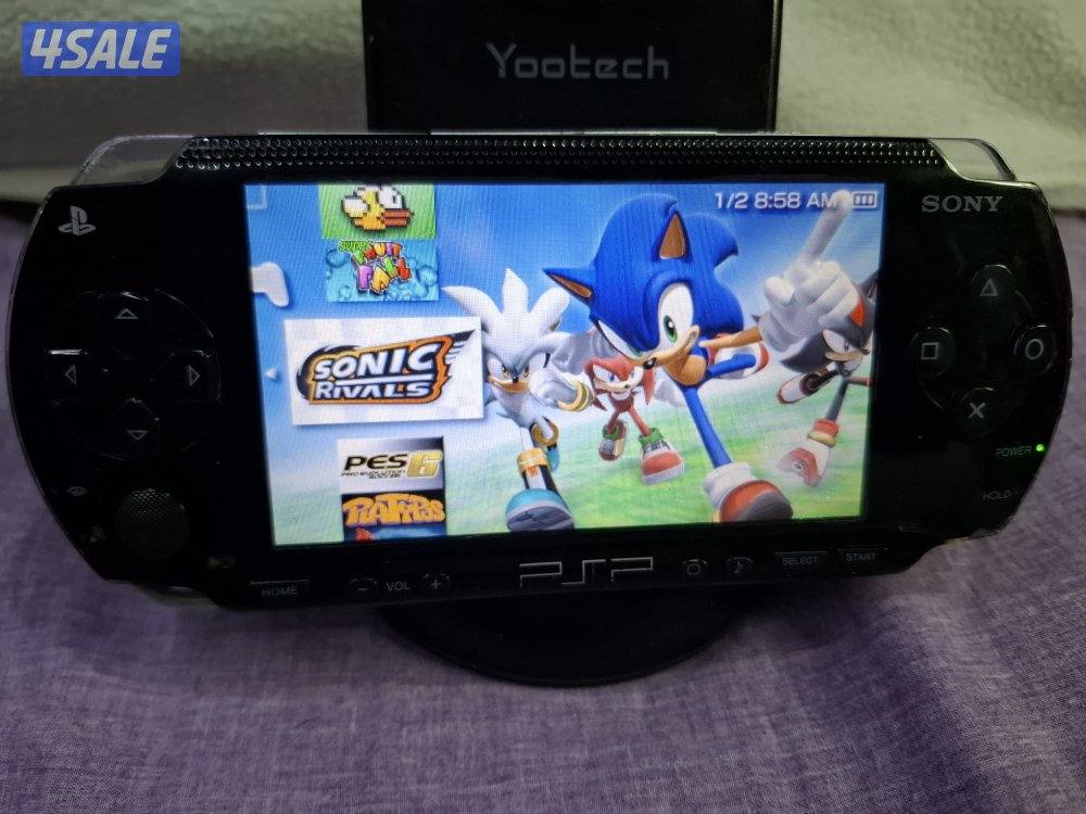 PSP SONY P1000 MODEL.BLACK COLOR 4GB SD CARD WITH 35 GAMES13