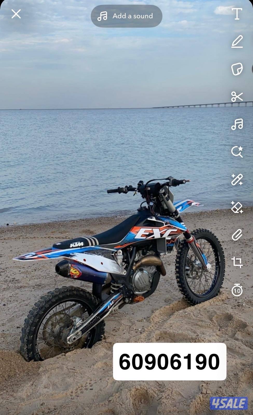 للبيع 450 ktm موديل 2020 ميجر سيرفس حديث2