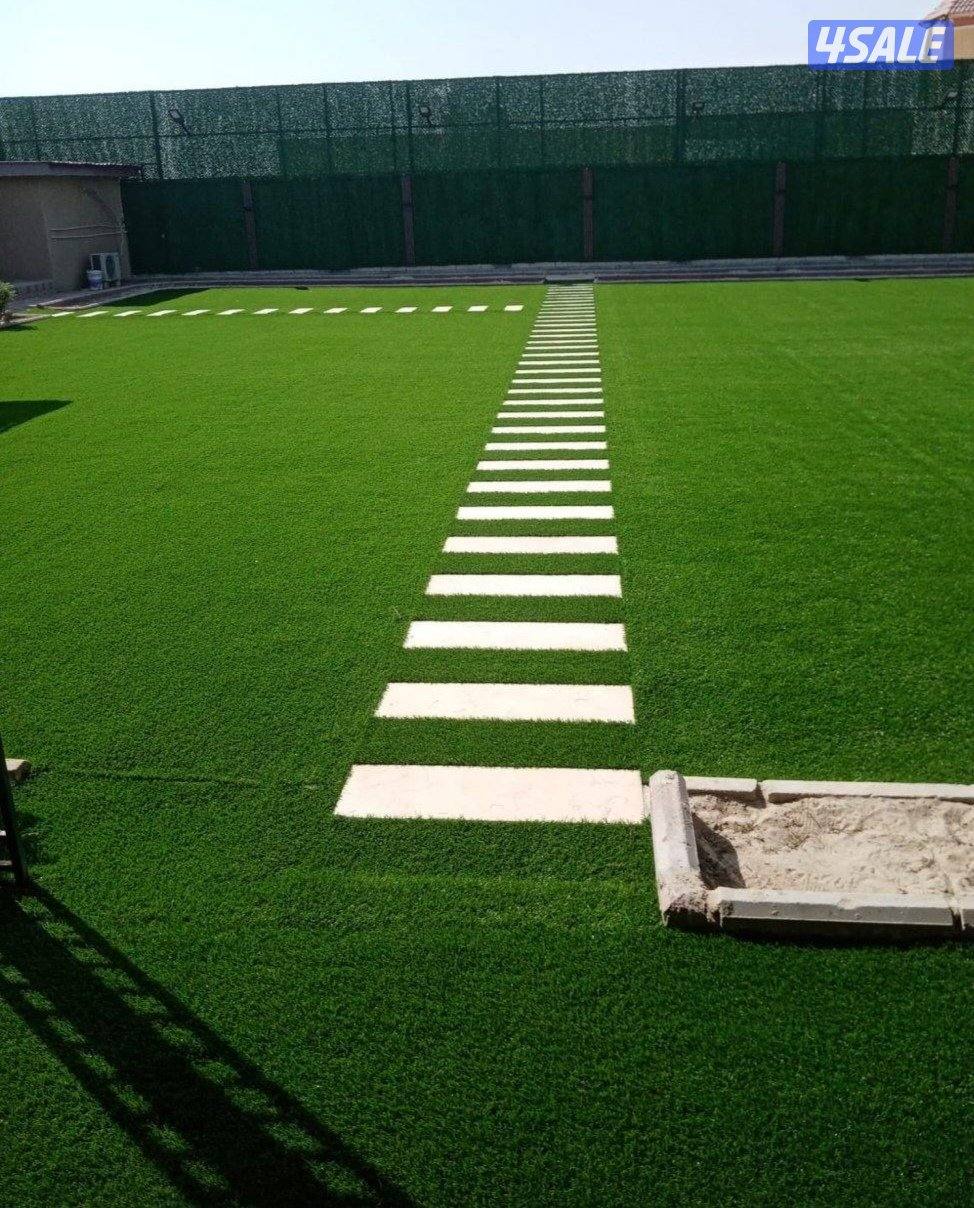 تنسيق حدائق زراع التيل الطبيعي وتكريب النخيال وقص الشجار الضخمه11