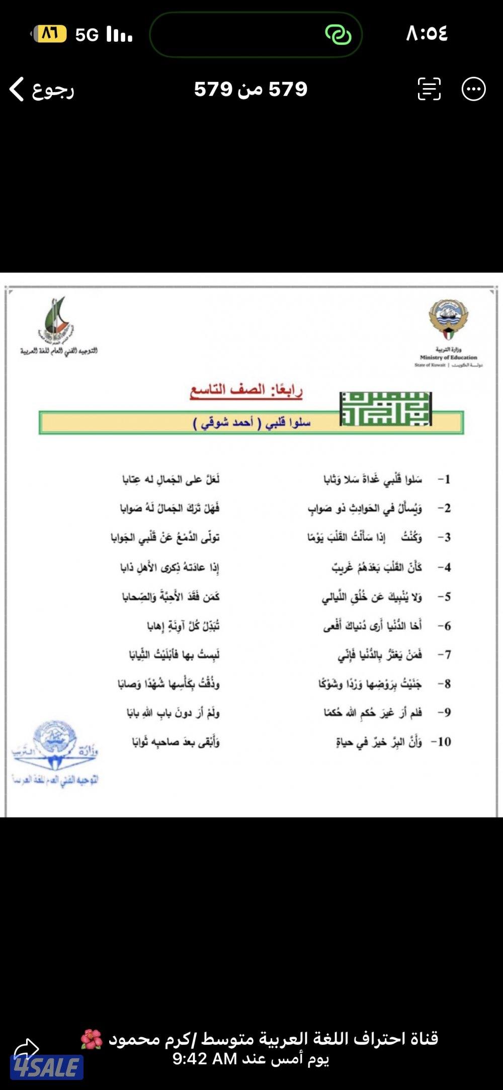 مدرس أول لغة عربية14