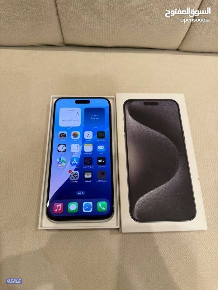 ايفون15بروماكس سعر155دينار ولا خدش1