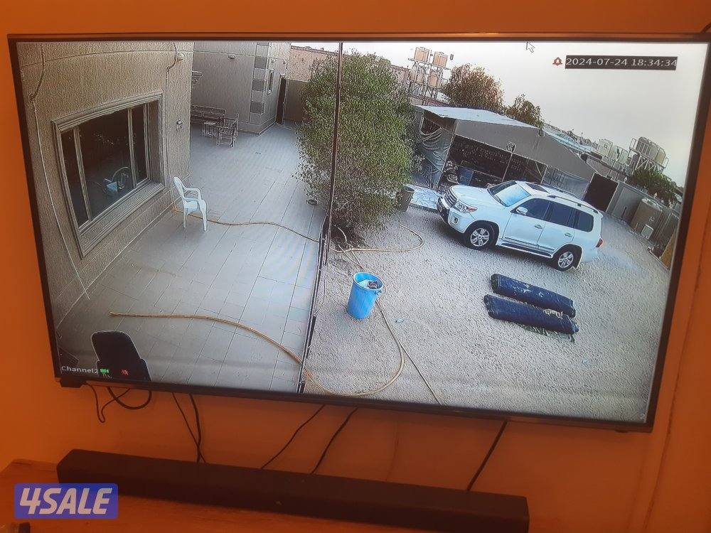 عرض ٤كاميرات٢ميجا وجهاز داهوا ٢ميجاوتسجيل شهر١تيار بايت4