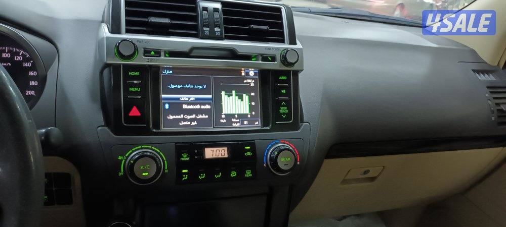 للبيع برادو 2015 شرف الفحص جير مكينة شاصي اللون ابيض نضيف جداً3