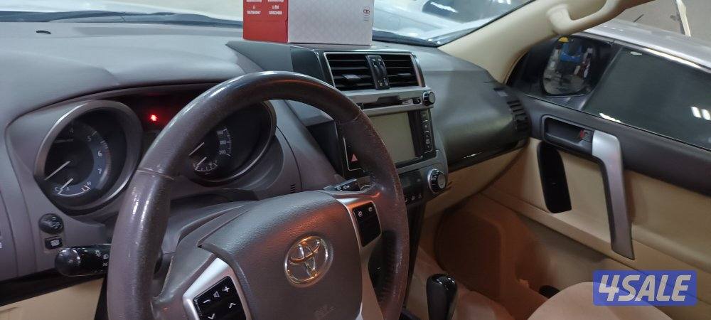 للبيع برادو 2015 شرف الفحص جير مكينة شاصي اللون ابيض نضيف جداً8