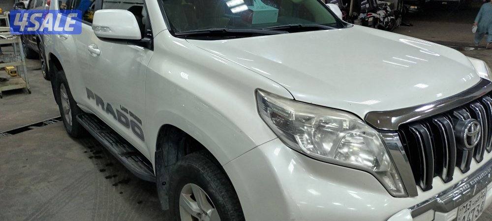 للبيع برادو 2015 شرف الفحص جير مكينة شاصي اللون ابيض نضيف جداً10