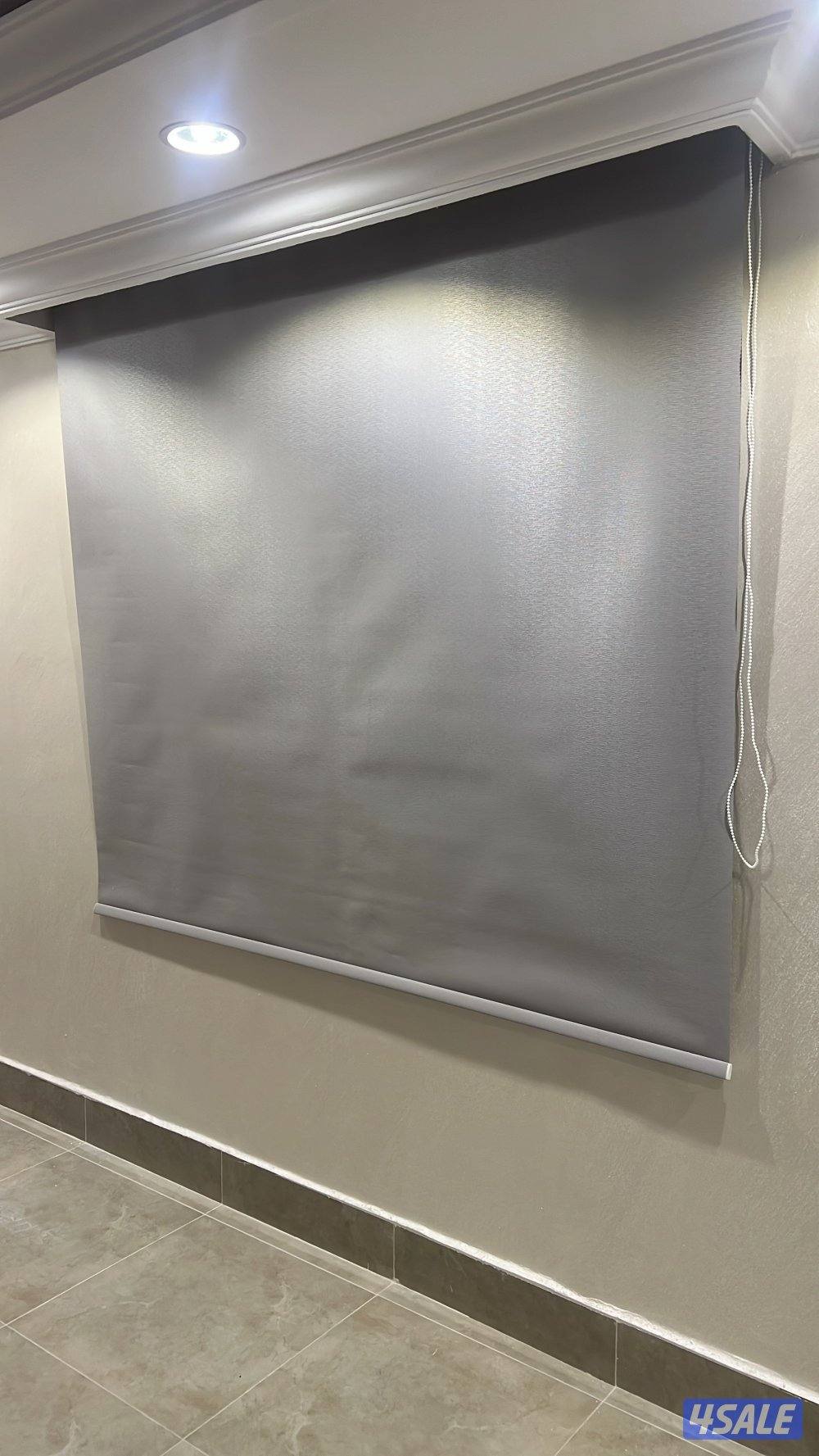 تفصيل وتركيب ستاير رول عازل للشمس وستاير خام ويفي ولنن ديوانيات وغرف2