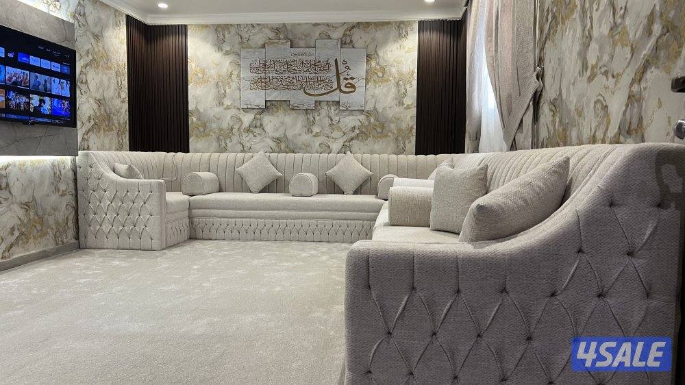 تفصيل وتركيب ستاير رول عازل للشمس وستاير خام ويفي ولنن ديوانيات وغرف13