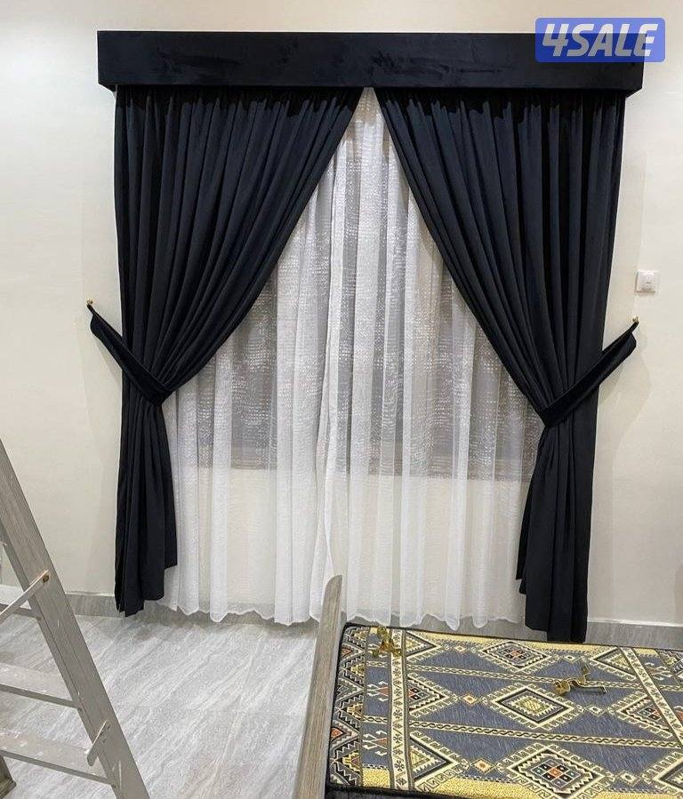 تفصيل وتركيب ستاير رول عازل للشمس وستاير خام ويفي ولنن ديوانيات وغرف14