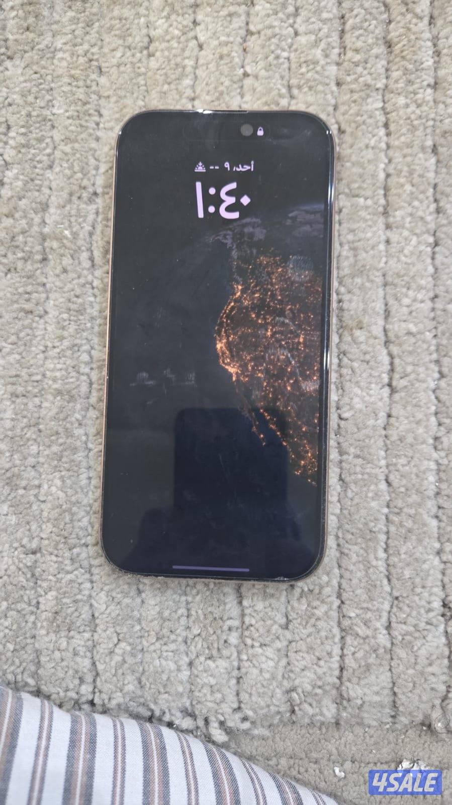 للبيع ايفون ١٦ برو اخو الجديد ١٢٨ قيقا مع كرتونه وكامل اغراضه1