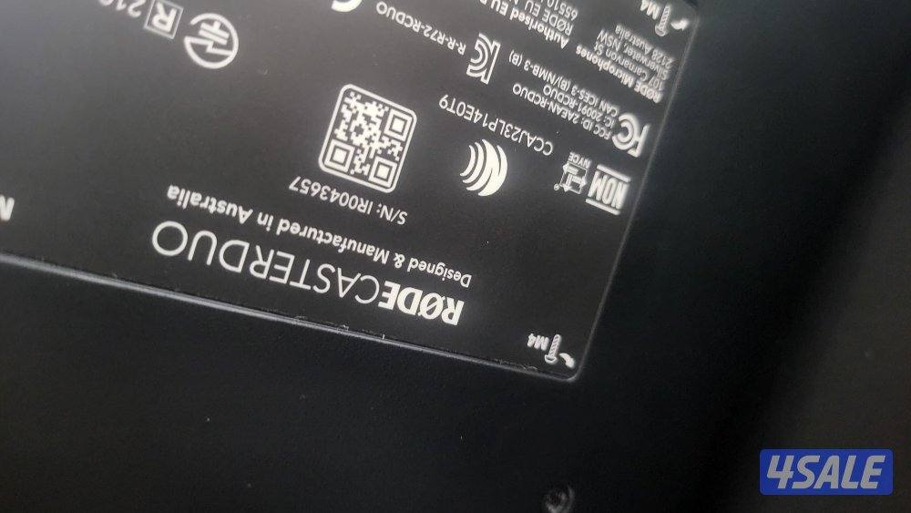 rode caster duo with mic shure mv7+0