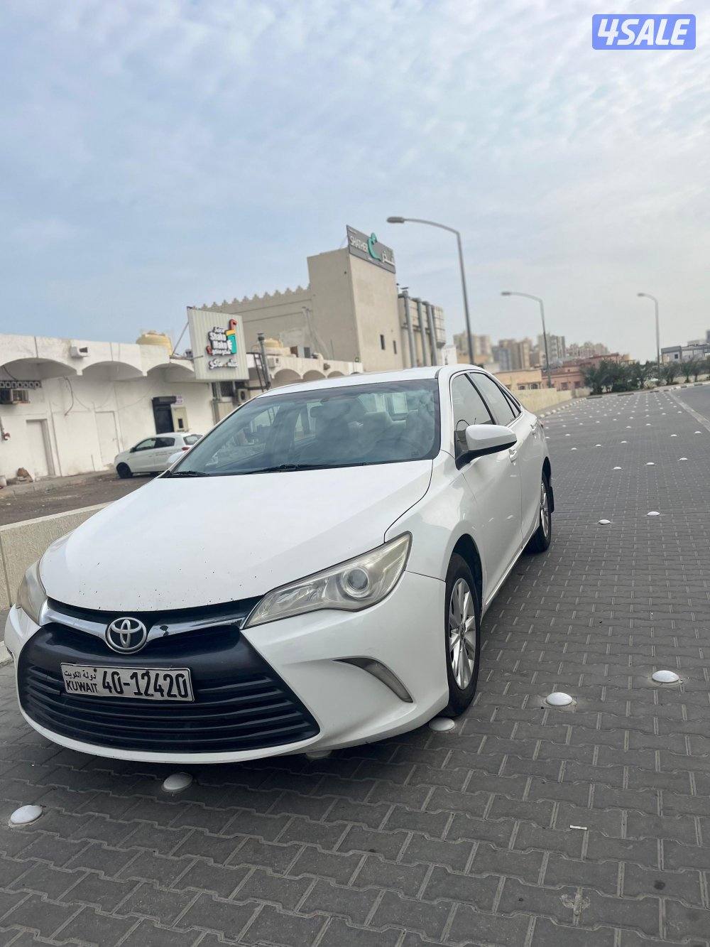 للبيع كامري 2016 أبيض شرط الفحص قير مكينة شاصي8