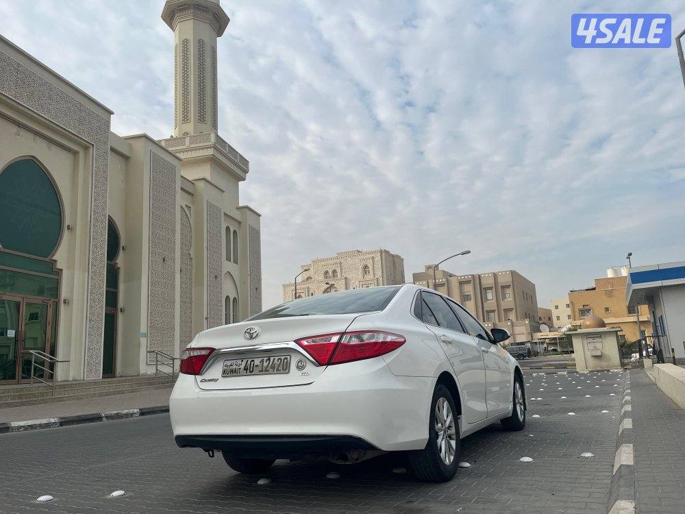 للبيع كامري 2016 أبيض شرط الفحص قير مكينة شاصي13