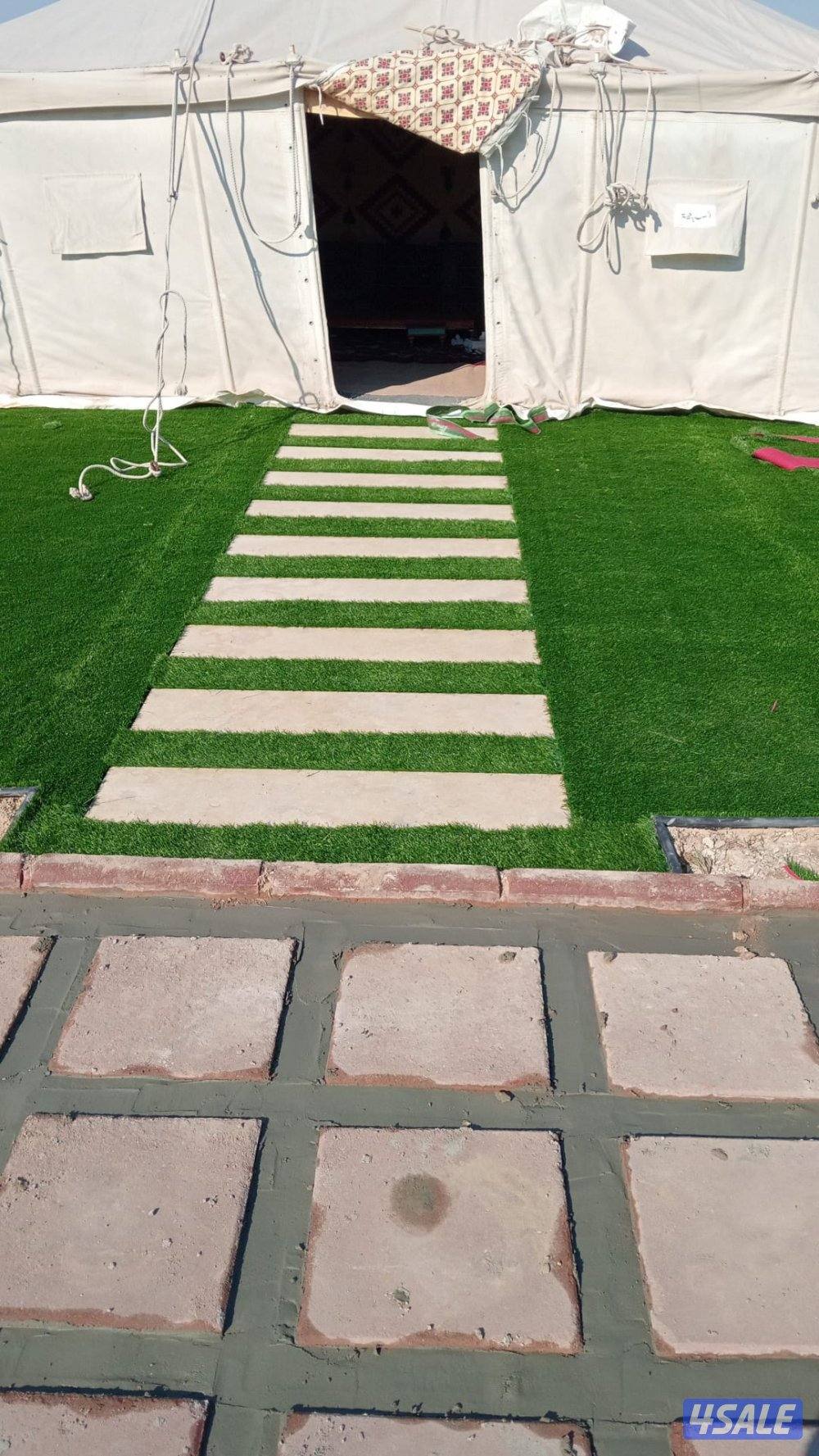 تنسيق وصيانه حدايق  توريد وزراعة  التيل  الأسترالي  والأمريكي  والعشب4