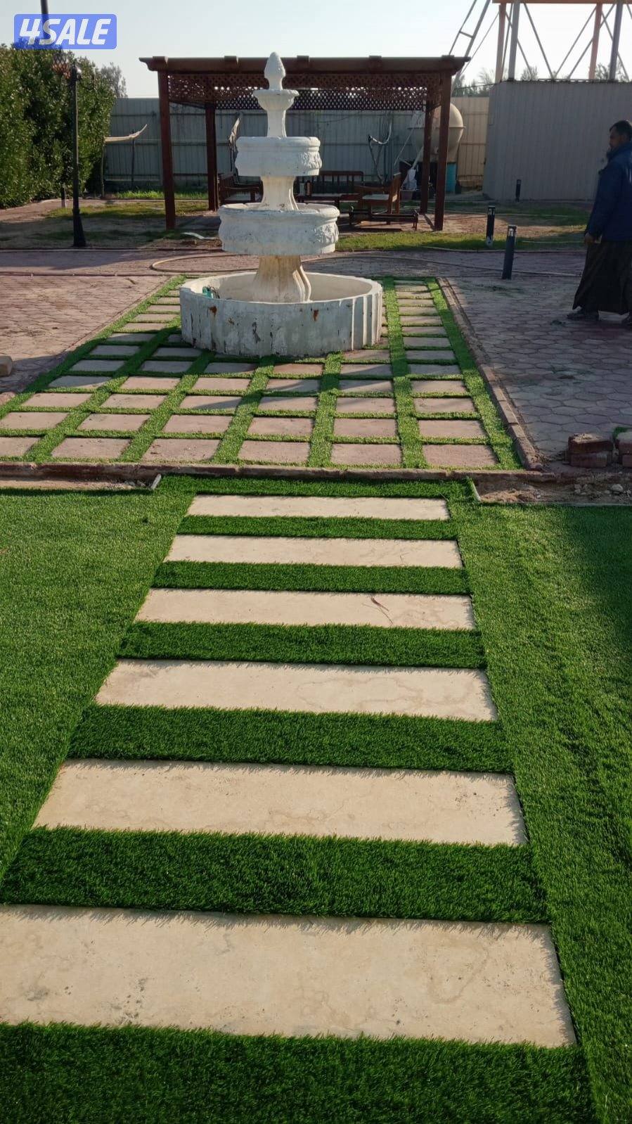 تنسيق وصيانه حدايق  توريد وزراعة  التيل  الأسترالي  والأمريكي  والعشب3