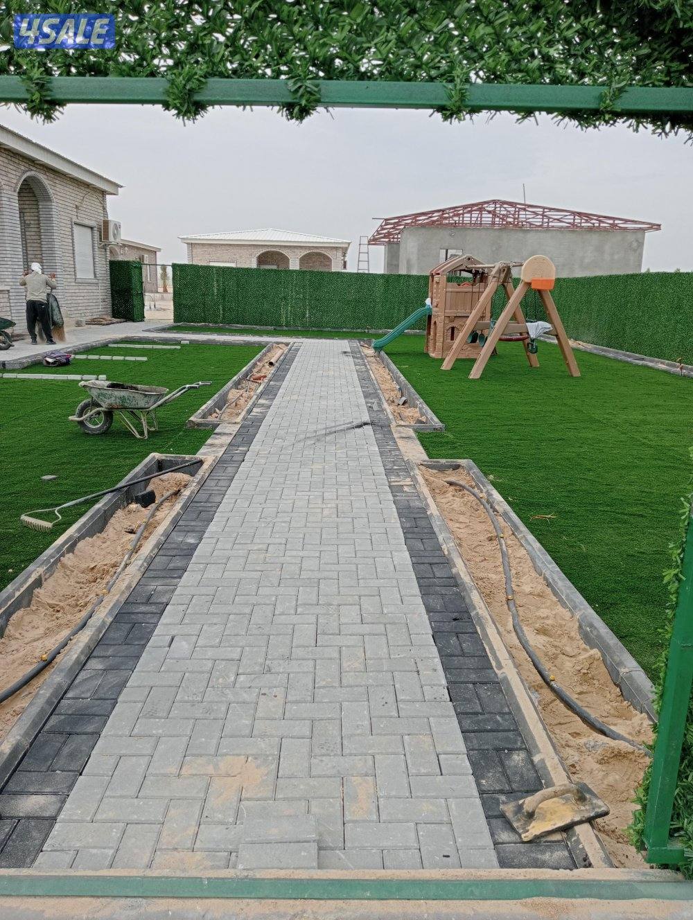 تنسيق وصيانه حدايق  توريد وزراعة  التيل  الأسترالي  والأمريكي  والعشب8