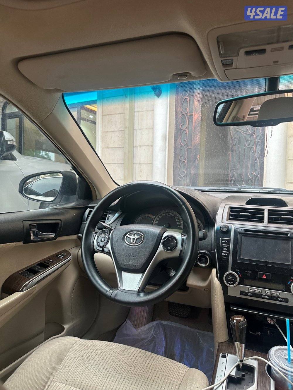 كامري 2015 الدرجة الأولى GLX اقزوزين فتحة سناسر بصمة ستارة خلفية شاشة2