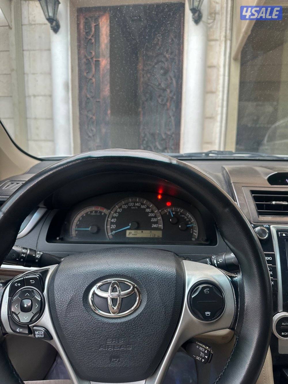 كامري 2015 الدرجة الأولى GLX اقزوزين فتحة سناسر بصمة ستارة خلفية شاشة7