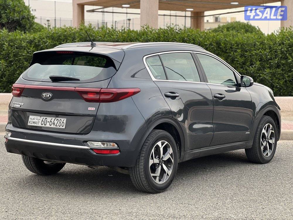 كيا سبورتاج رمادي 2022 صبغ الوكالة للبيع2