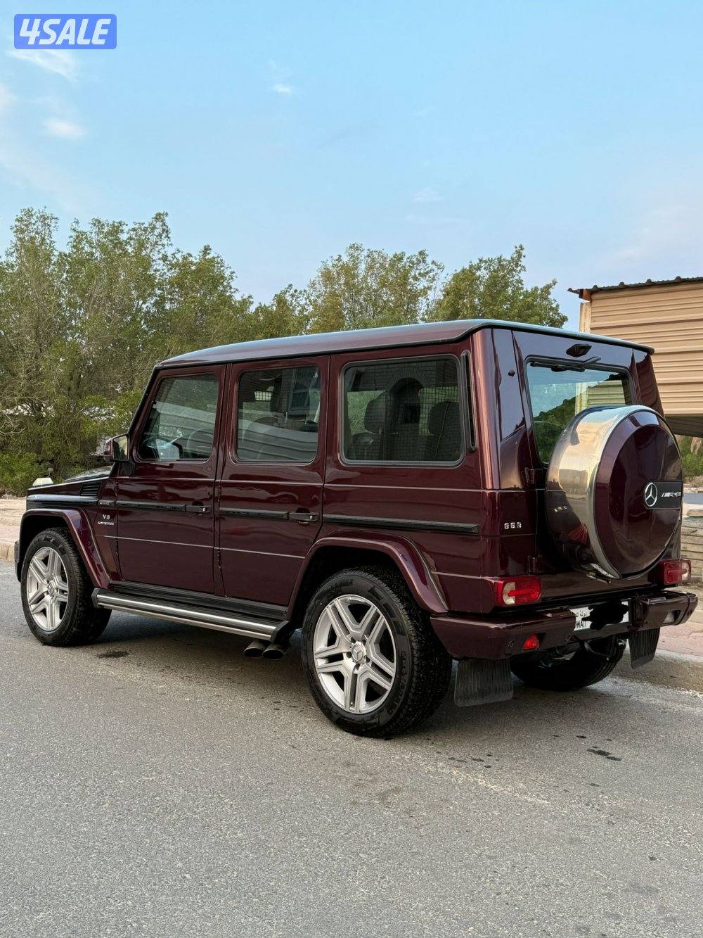 للبيع G 55 موديل 2007 عنابي2