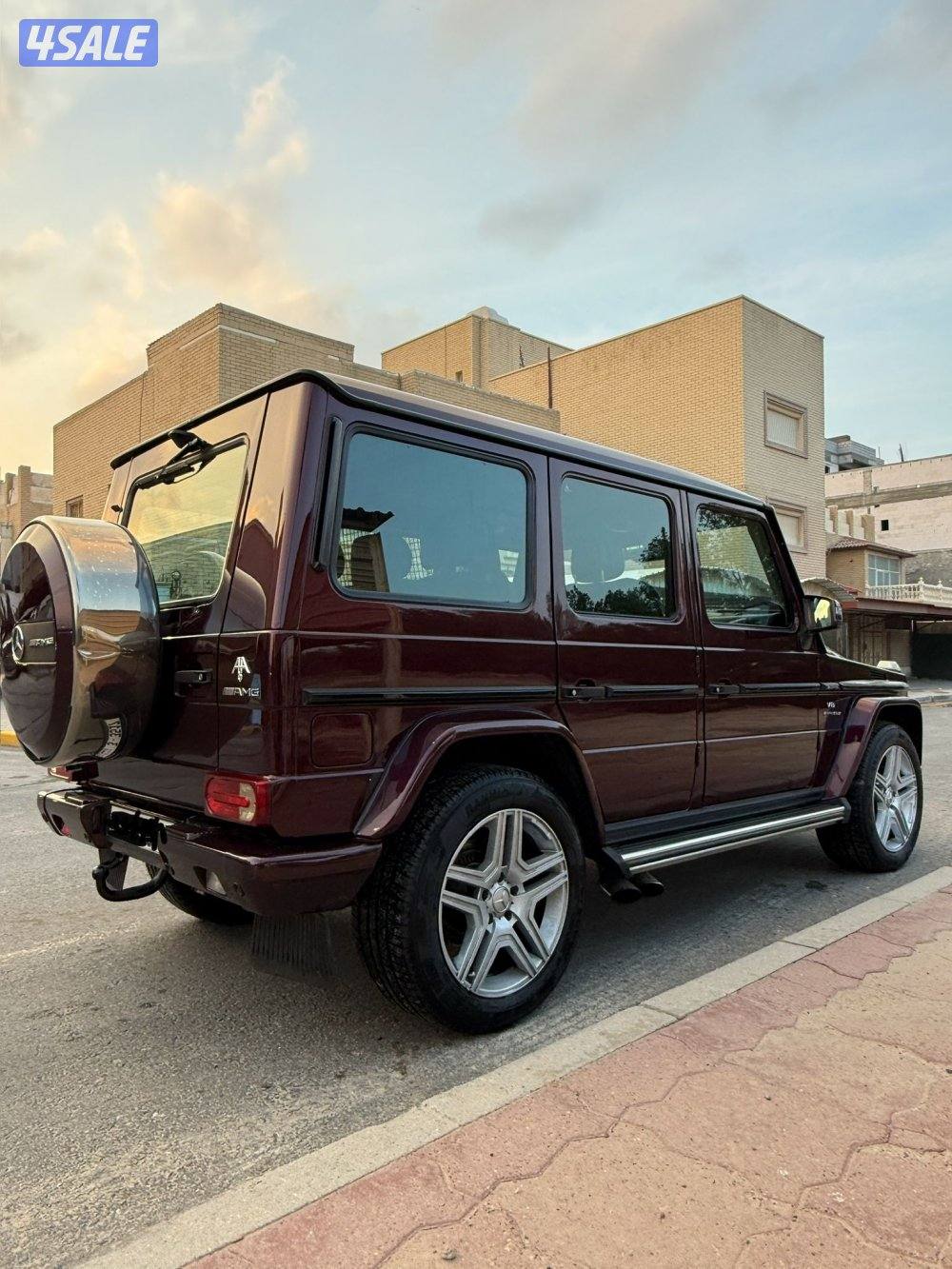 للبيع G 55 موديل 2007 عنابي3