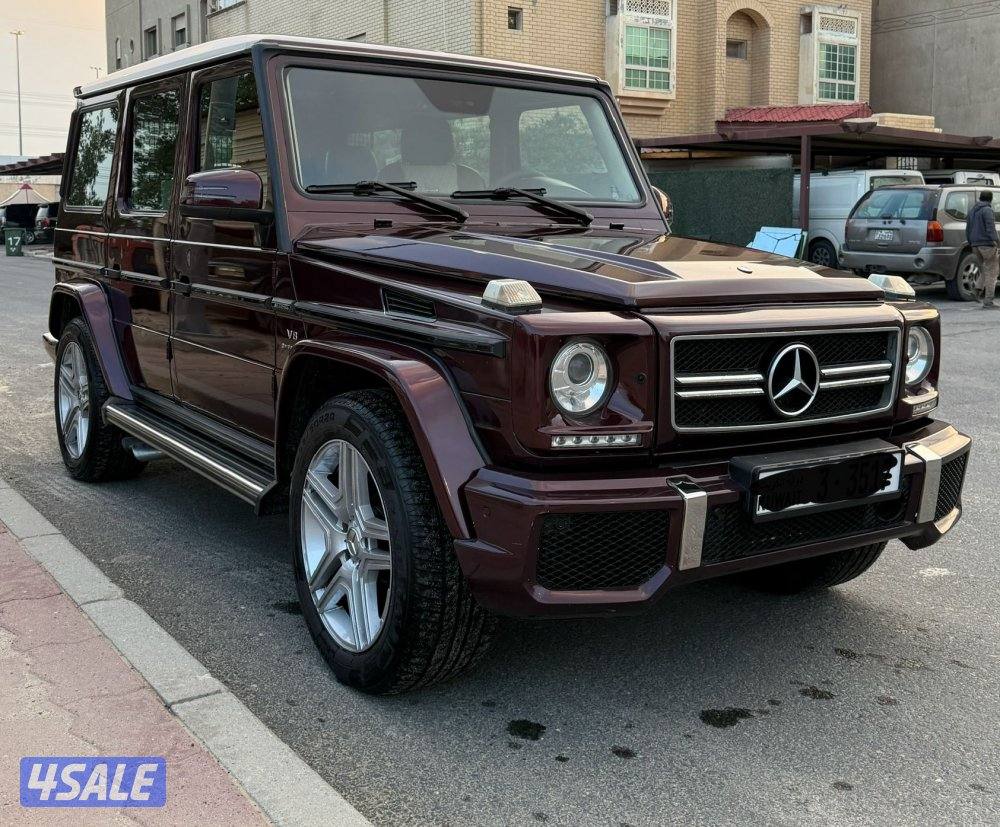 للبيع G 55 موديل 2007 عنابي7