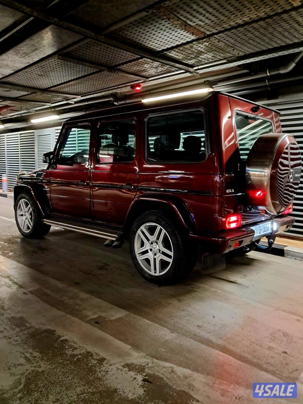 للبيع G 55 موديل 2007 عنابي8