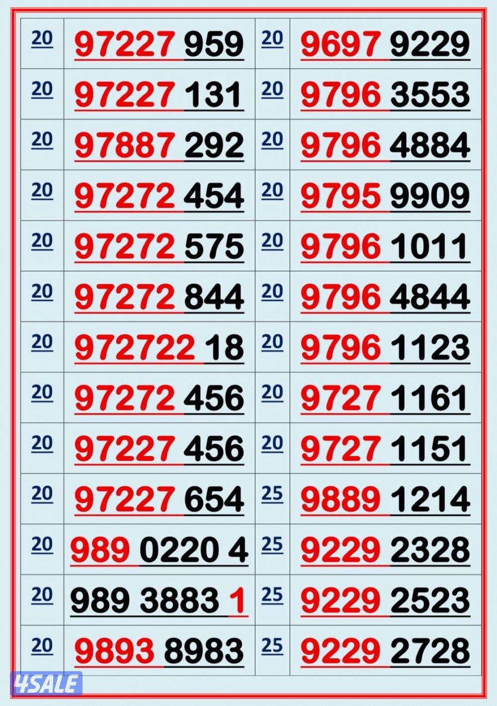 اكسترا للاتصالات ارقام مميزة0