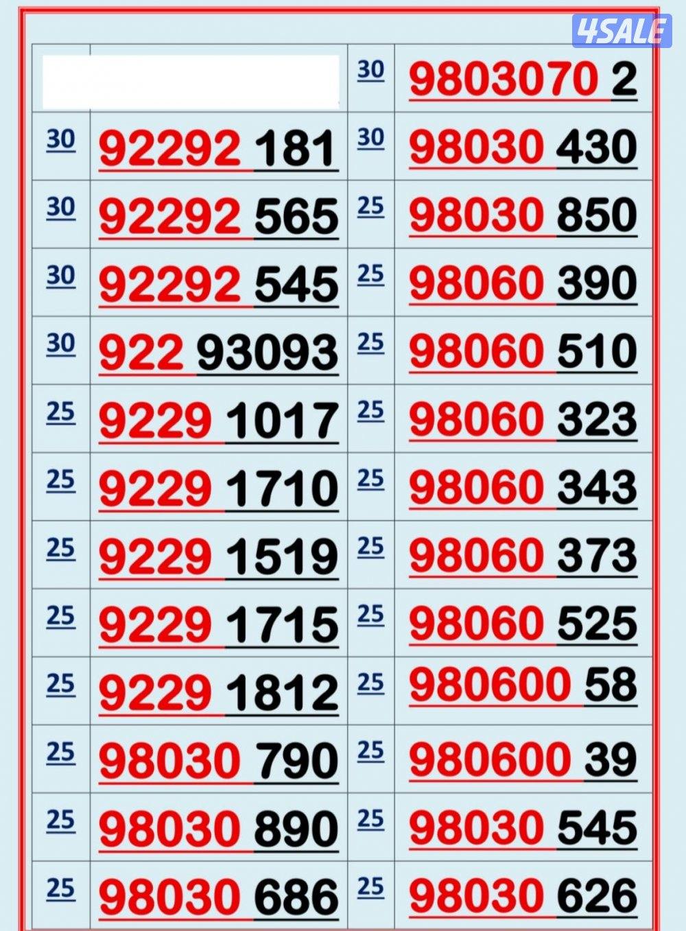 اكسترا للاتصالات ارقام مميزة5