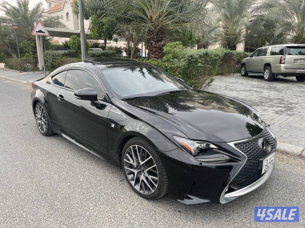 لكزس RC f350 سبورت. v6 موديل 2016 صبغ الوكاله بحاله الوكاله3