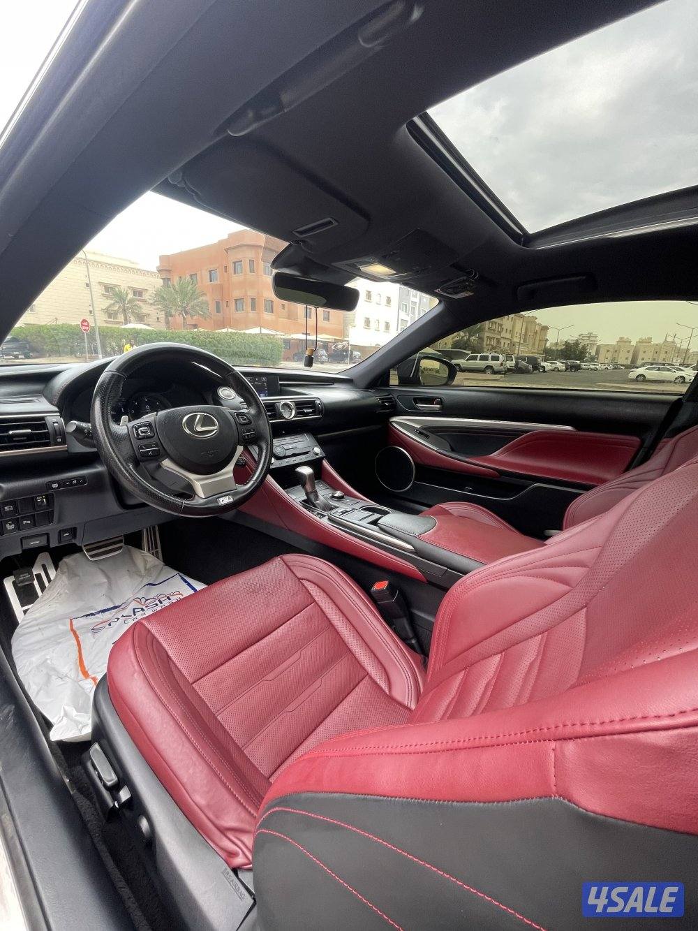 لكزس RC f350 سبورت. v6 موديل 2016 صبغ الوكاله بحاله الوكاله7