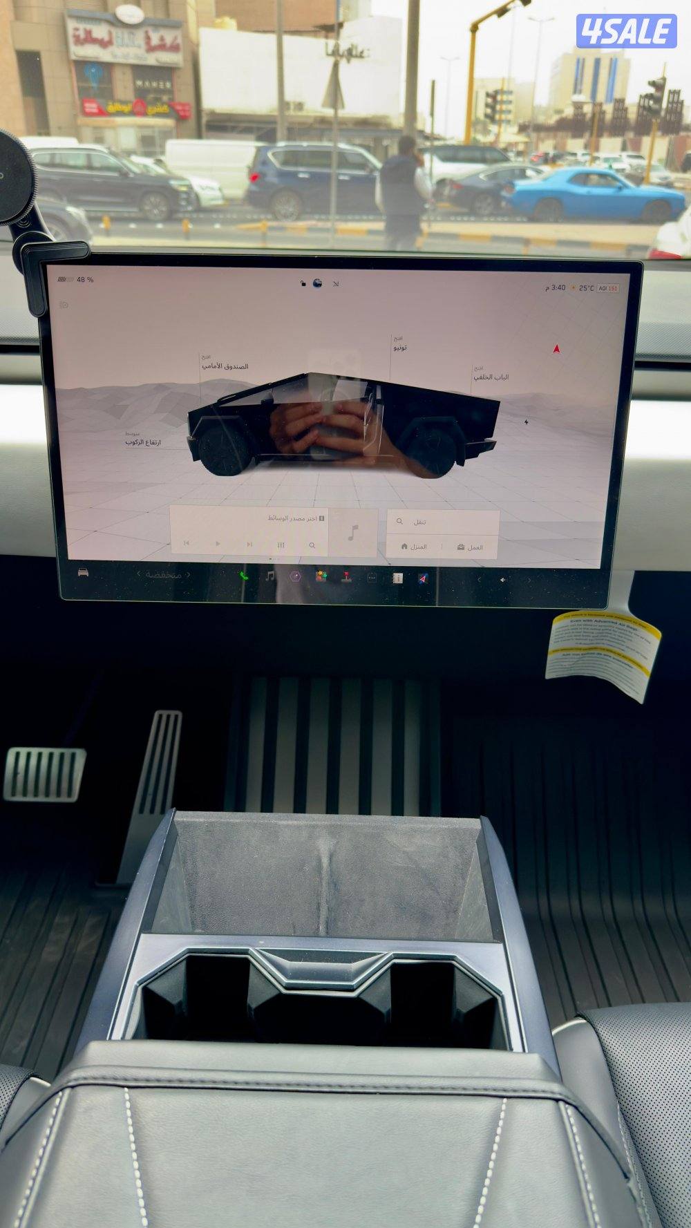 تسلاا سايبر تراك/ فانديشن/ موديل 2024/ عداد 20 ألف/ تأمين شامل7