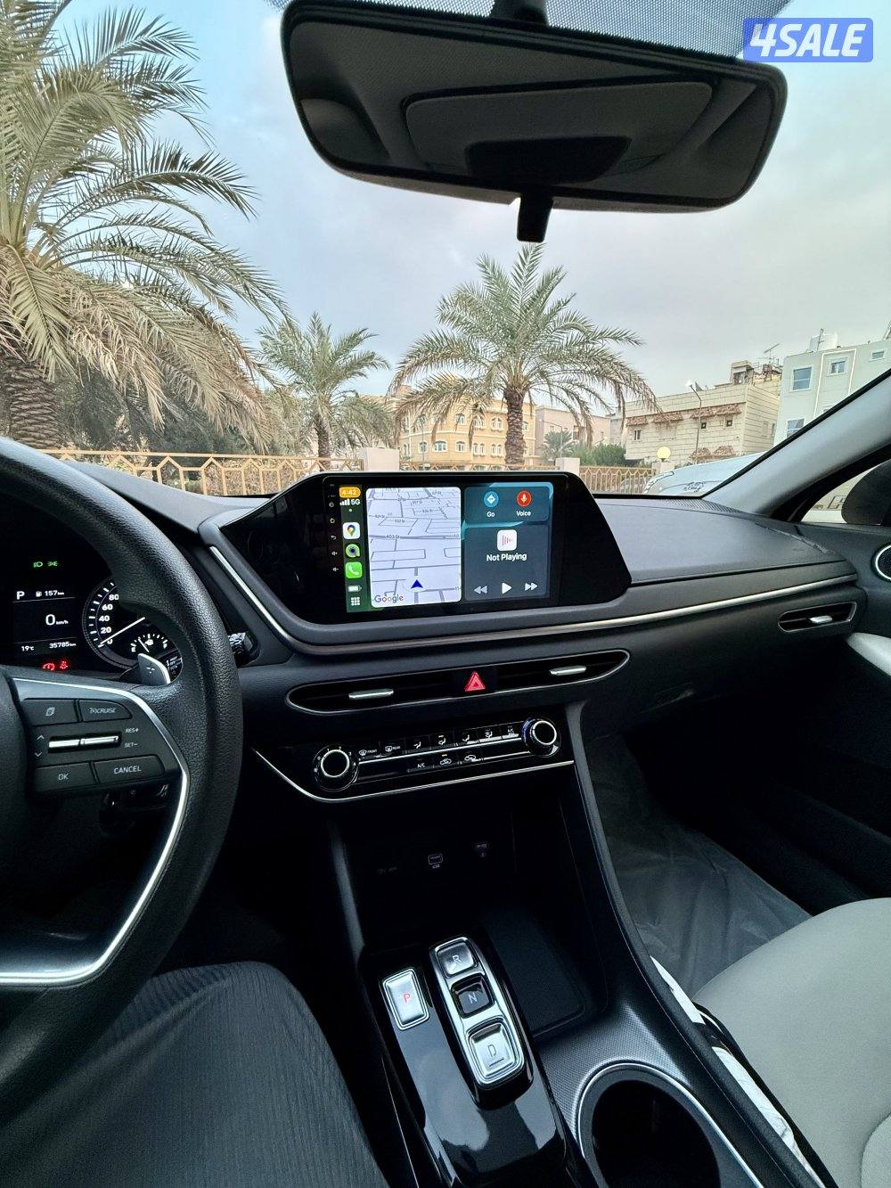 هيونداي سوناتا موديل 2021 ماشي 35 ألف تحت الكفالة شرط الفحص3