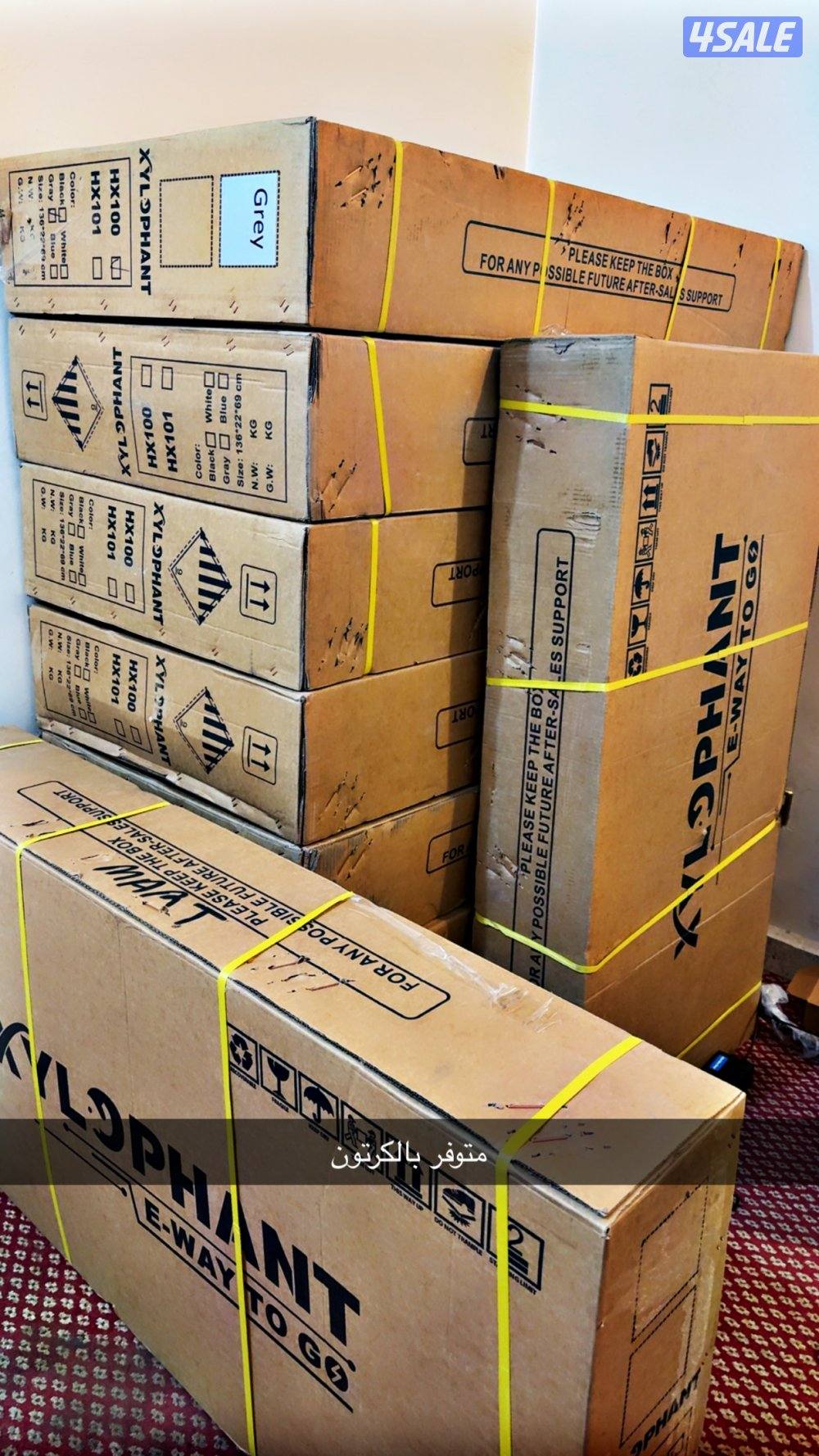 دراجه كهرباي موصفات عاليه بالكرتون شاشه سرعه 30تقطع 40كيلو باليوم1