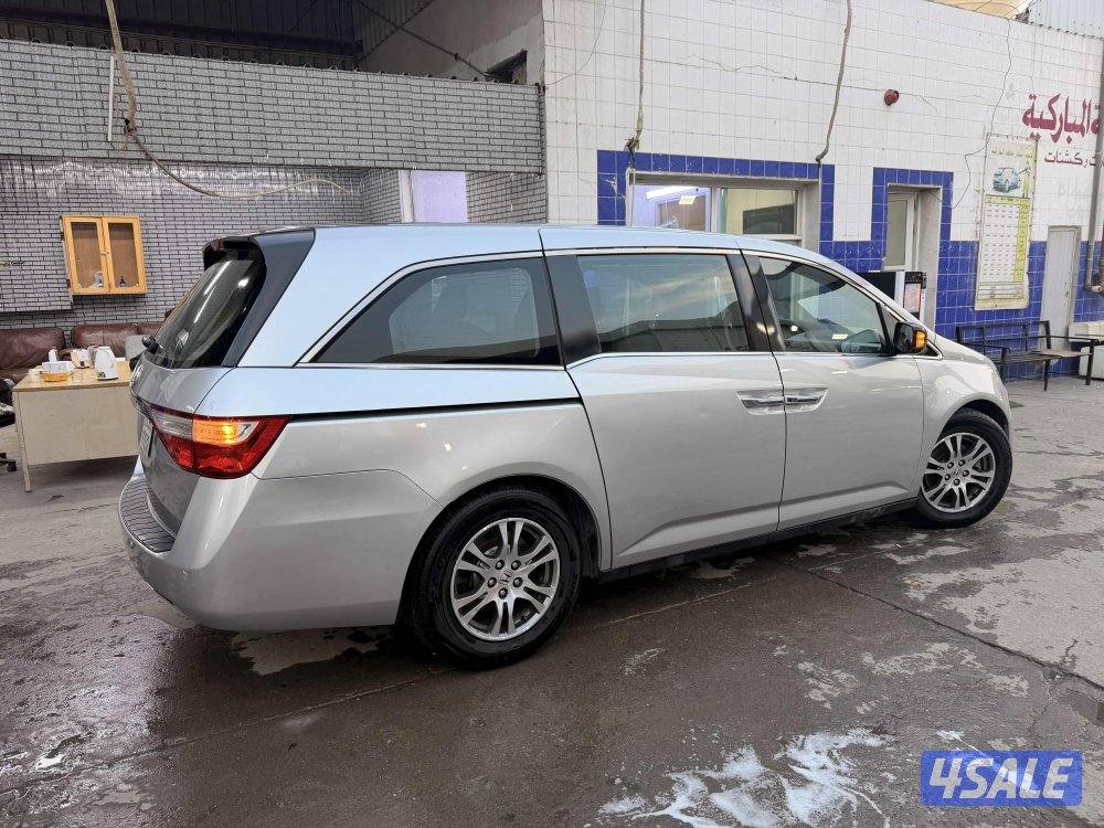 هوندا اوديسى ٢٠١٣ ماشى ١٥٠ الف شرط الفحص جير شاصى ماكينه12