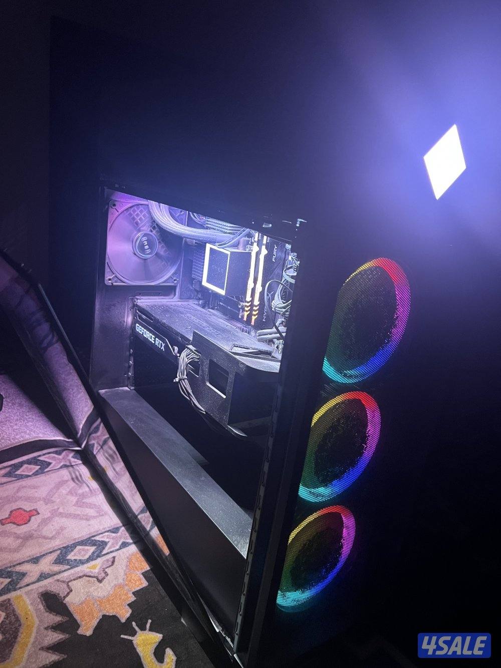 بي سي كرت شاشة 3080 ti المعالج i7-12700k الرمات 32g5