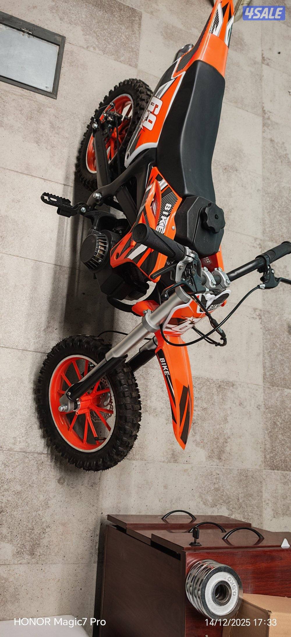 للبيع سيكل ميني كروس 50cc جديد - شكل مميز وقوي - جاهز للموسم1