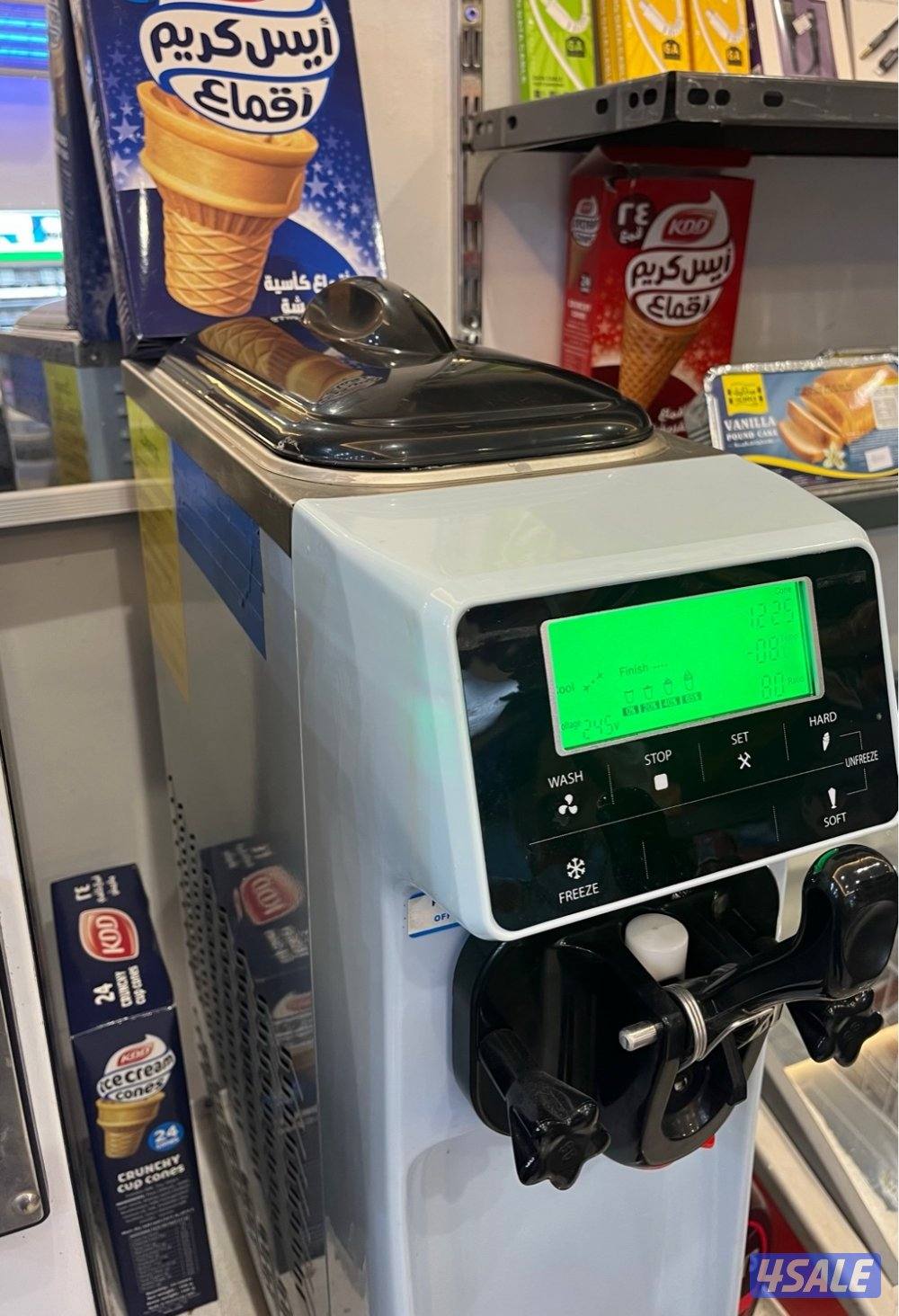 للبيع ماكينه ايسكريم ممتازه1