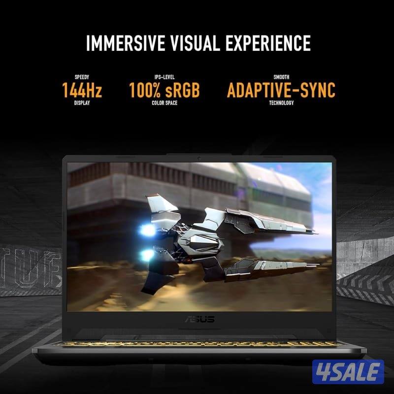 للبيع لابتوب جيمنقAsus Tuf Gaming /Ryzen7/16 Ram/512SSD/2050 Rtx 4GB4