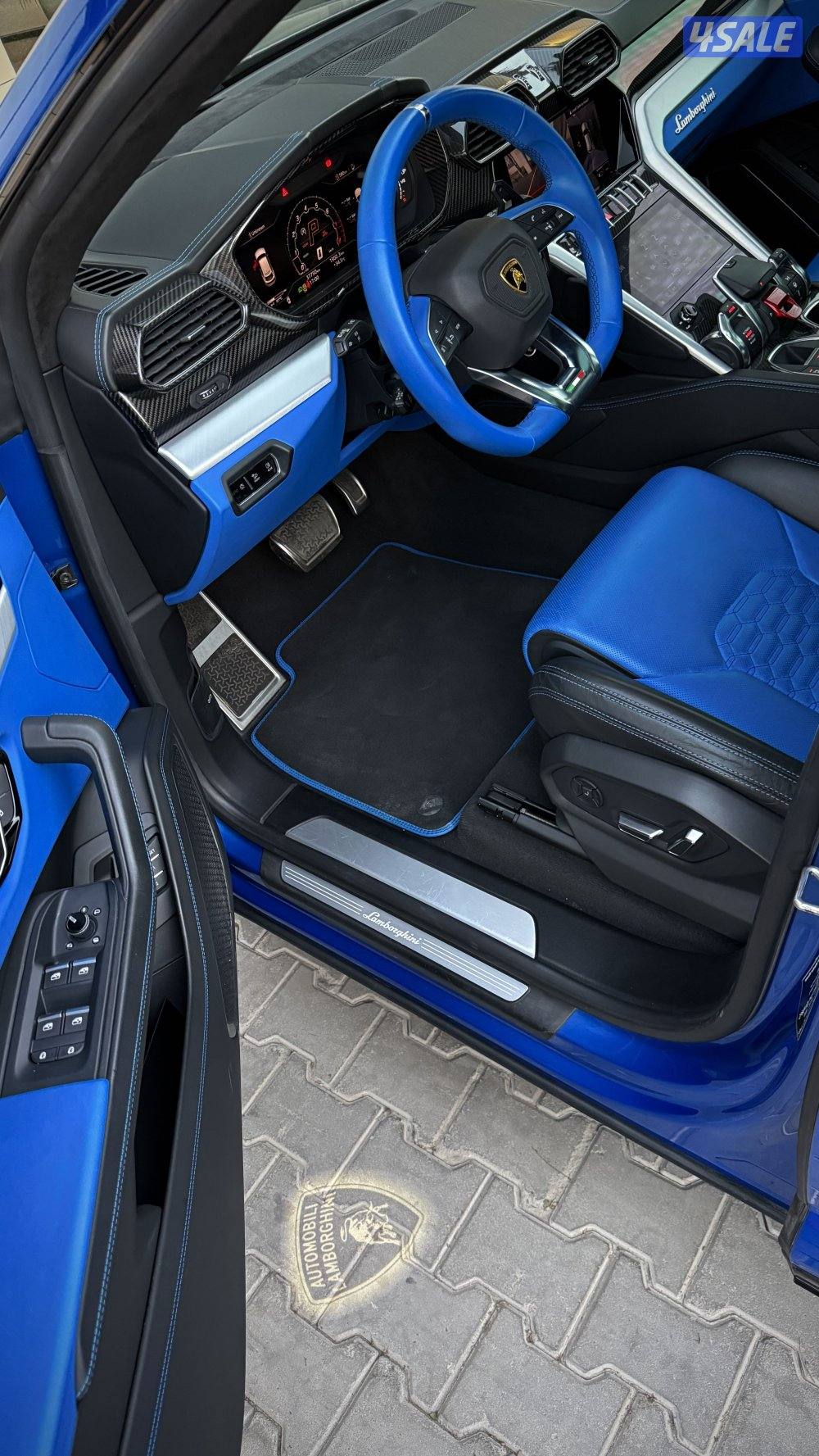 Lamborghini Urus 2022 Blu Eleos - Mansory Carbon Kit - Warranty - KW8