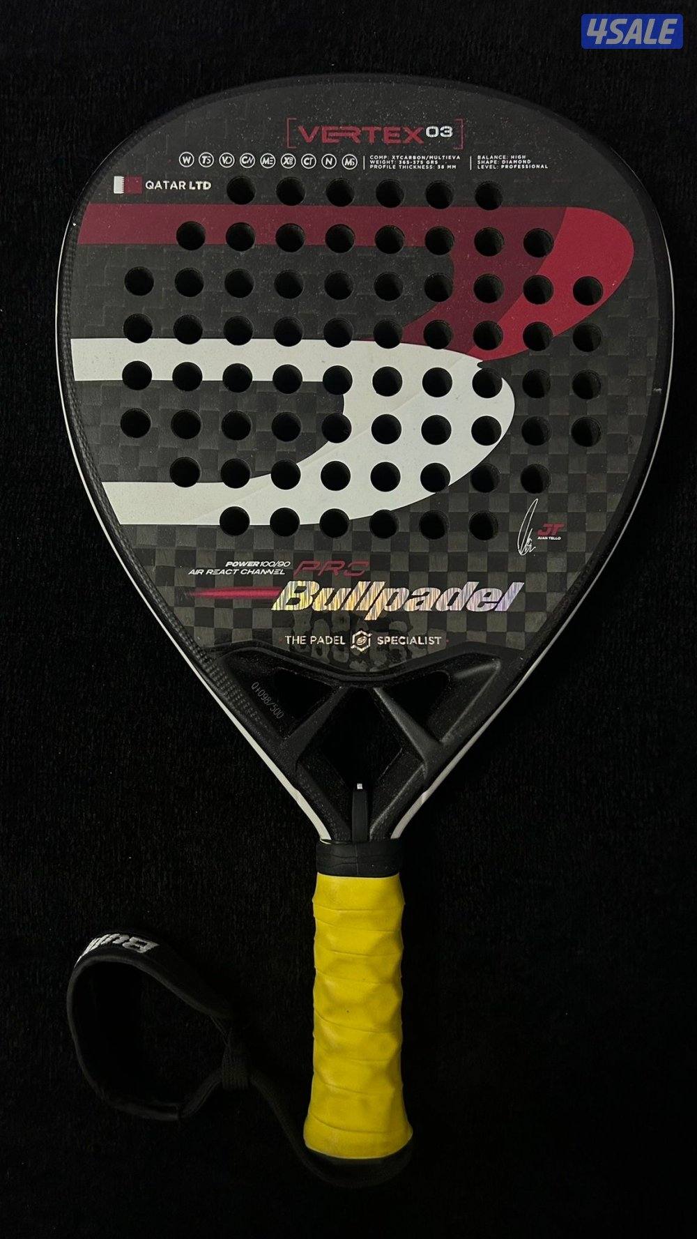 مضرب بادل Bullpadel Vertex 03 – إصدار قطر المحدود 20230