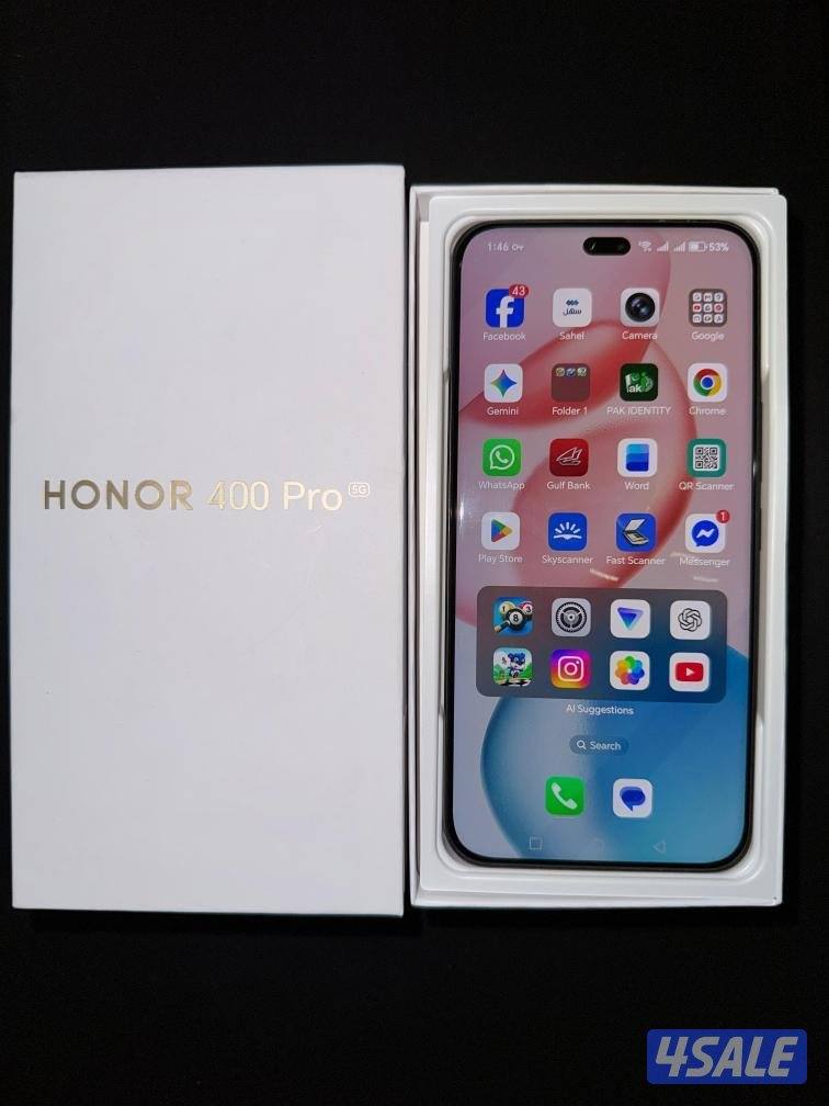 Honor 400 pro 12 Gb RAM 512gb Memory.3
