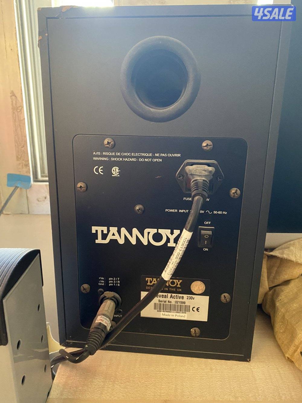 بيعه سريعة سماعات tanoy for mixing and listening made from wood2