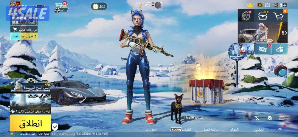 حساب ببجي لفل 751